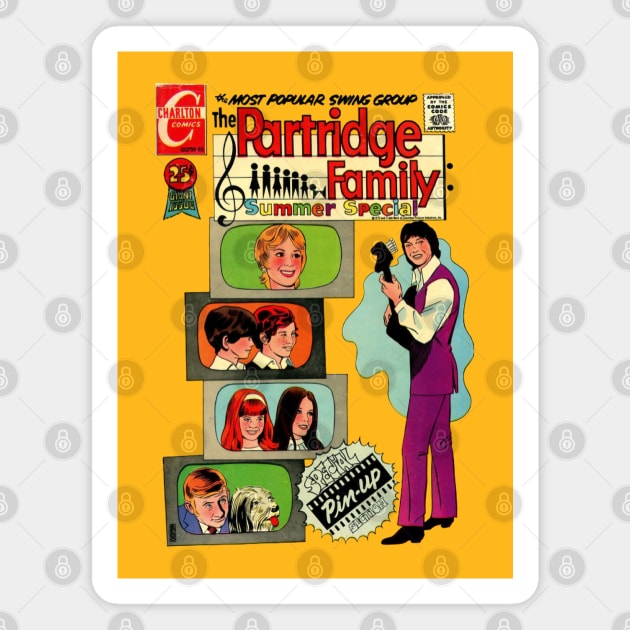 The Partridge Family "Summer Special" Magnet by offsetvinylfilm